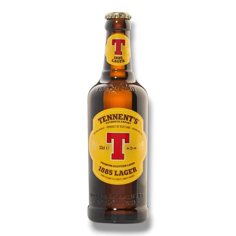 Tennent's 1885 Lager 0,33l -Bier aus Schottland 5%