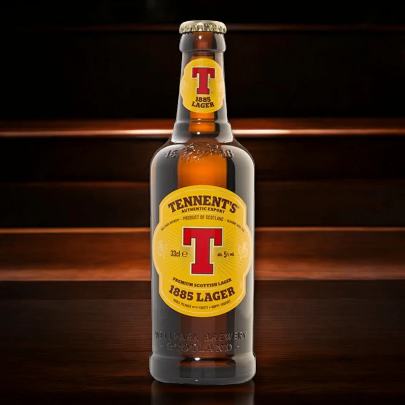 Tennent's 1885 Lager 0,33l -Bier aus Schottland 5%