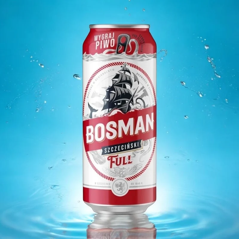 Bosman Pils 0,5l- Der tiefe Geschmack aus Polen mit 5,7% Vol.