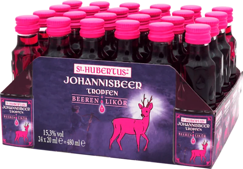 St. Hubertus Johannisbeere 15,3% - 24 x 0,02 l