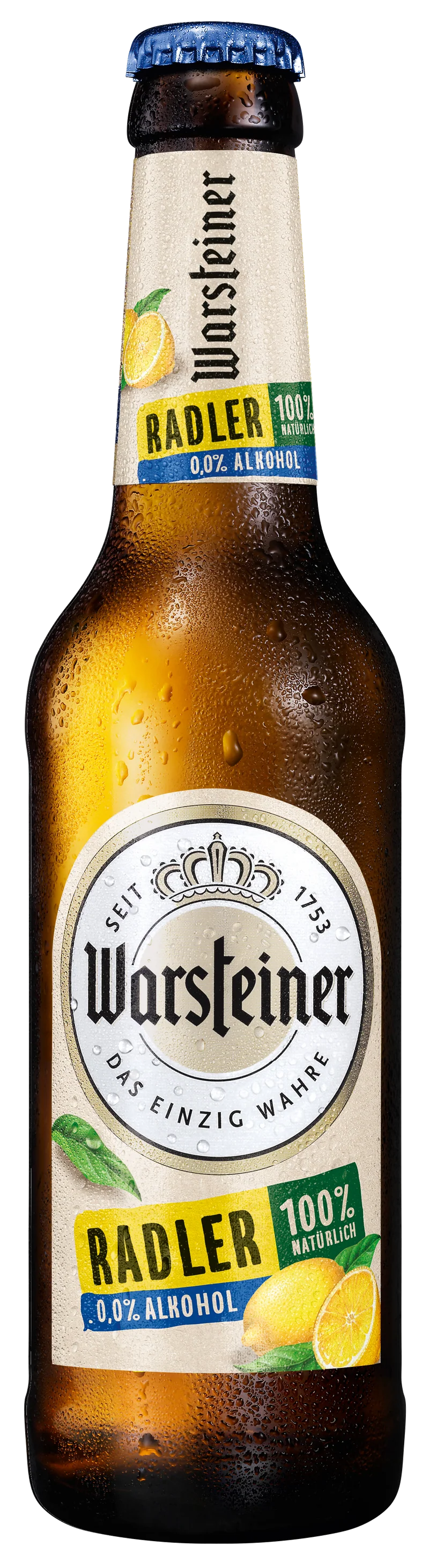 Warsteiner Radler alkoholfrei - 24 x 0,33 l