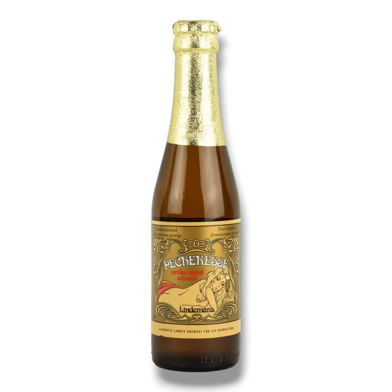 Lindemans Pecheresse 0,25l– Belgisches Pfirsich-Fruchtbier 1,2% Vol.