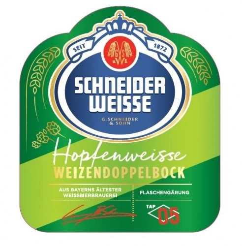 Schneider Weisse TAP 05 - Hopfenweisse Weizendoppelbock mit 8,2% Vol. 500ml