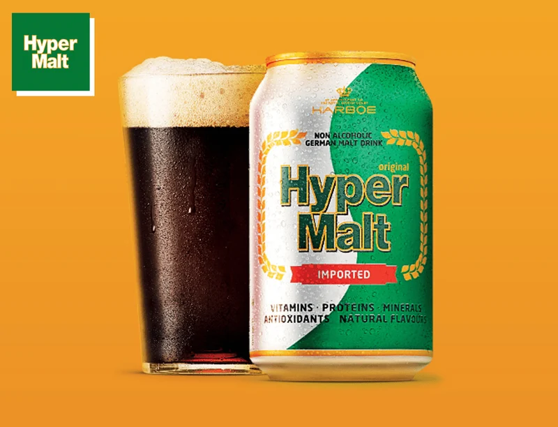 Hyper Malt Malzgetränk 330 ml – Erfrischendes Malzbier mit Vitaminen und Biotin