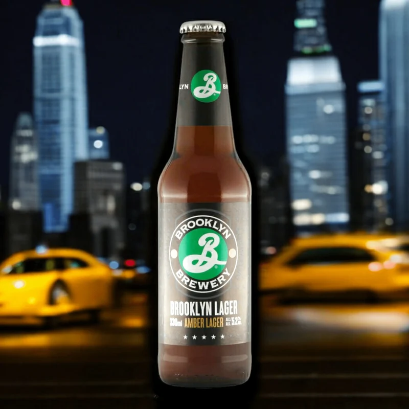 Brooklyn Lager 0,33l – American Amber Lager 5,2 % Vol.