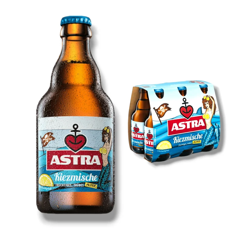 Astra Kiezmische 0,33l- Das Radler aus dem Hamburger Kiez mit 2,5% Vol.