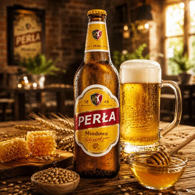 Perła Miodowa 0,5l – Polnisches Honigbier mit Blütenhonig 5,4 %
