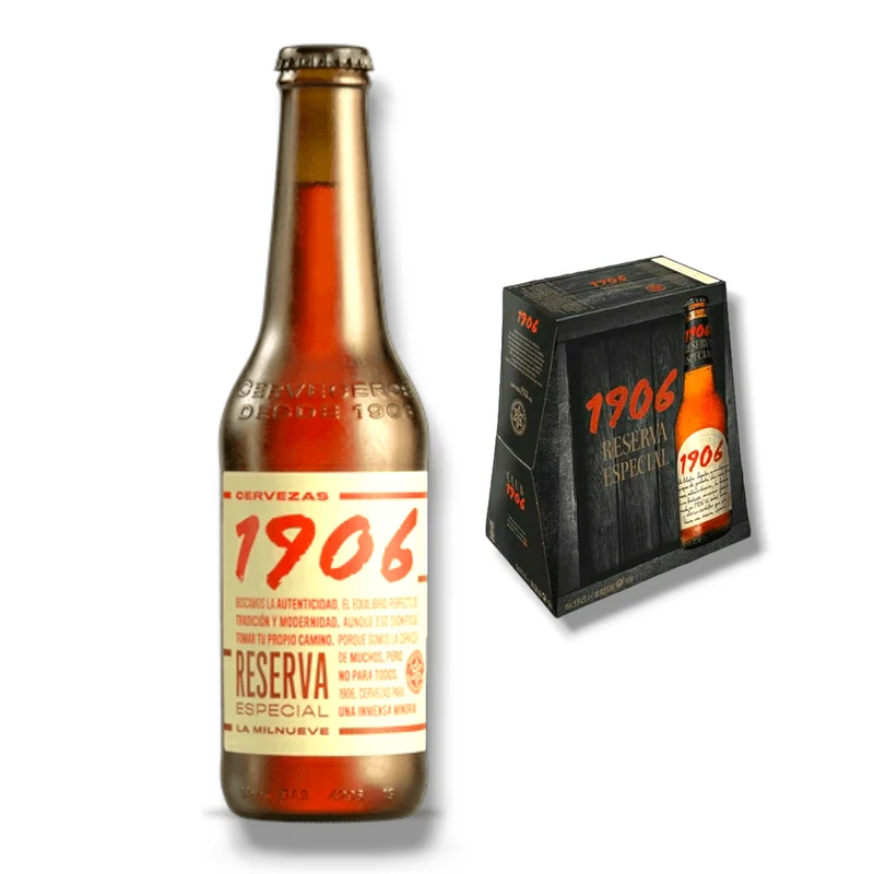 Estrella Galicia 1906 Reserva Especial 0,33l - Bockbier aus Spanien mit 6,5% Vol.