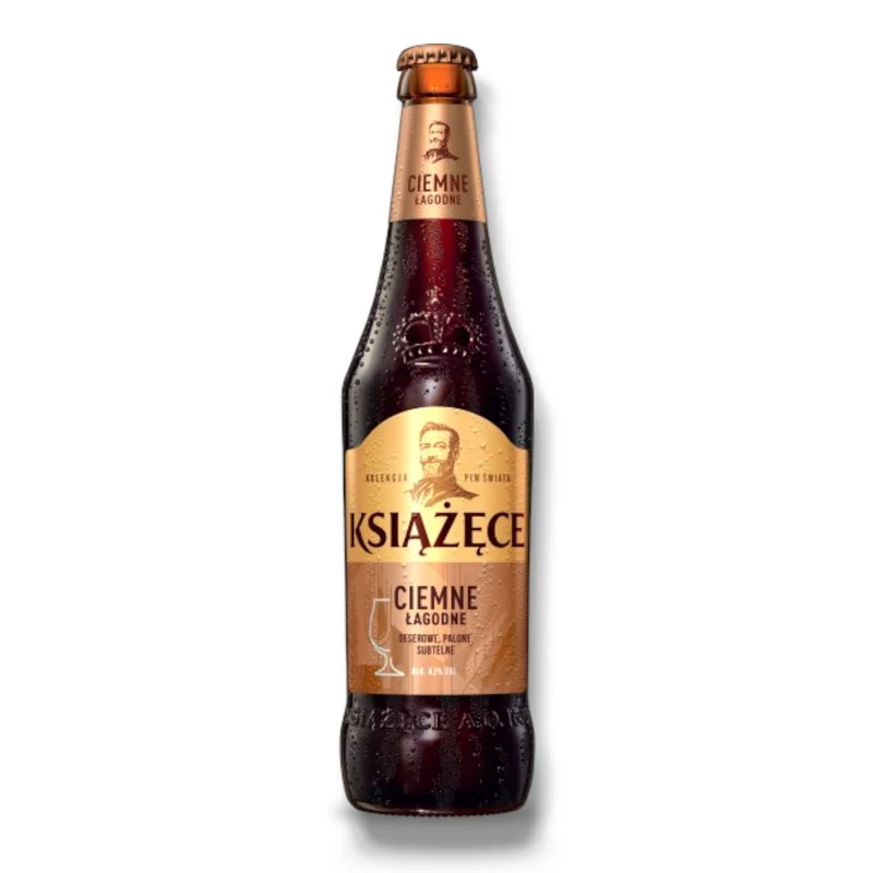Ksiazece Ciemne Lagodne 0,5 l – Dunkles polnisches Bier 4,1 % Vol.