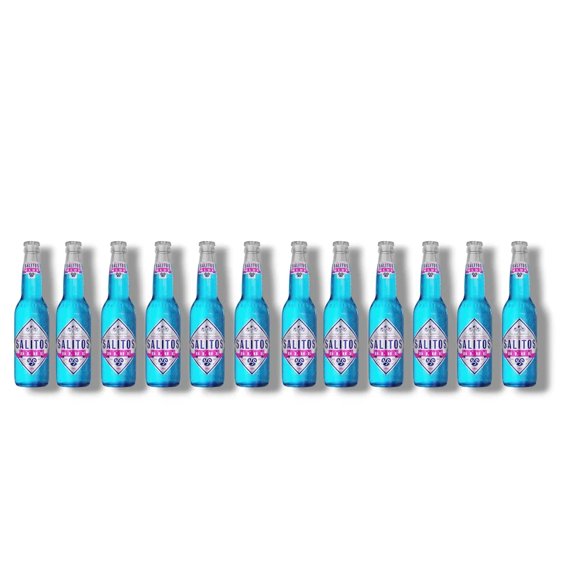 Salitos Blue 0,33 l – Fruchtwein-Mischgetränk mit Blaubeergeschmack 5 % Vol.