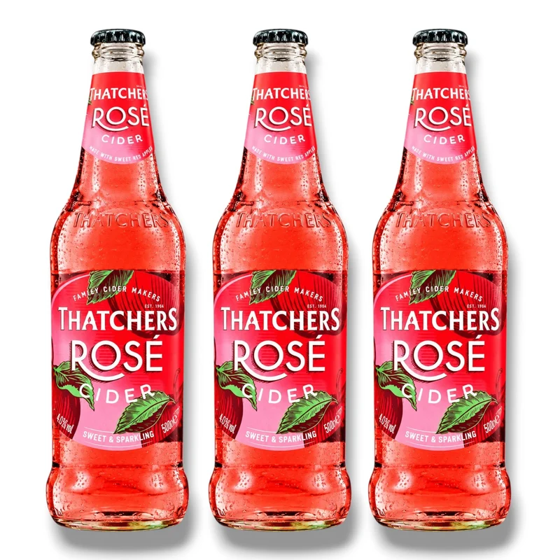 Thatchers Rosé 0,5l – Rosé Cider 4,0 % Vol.