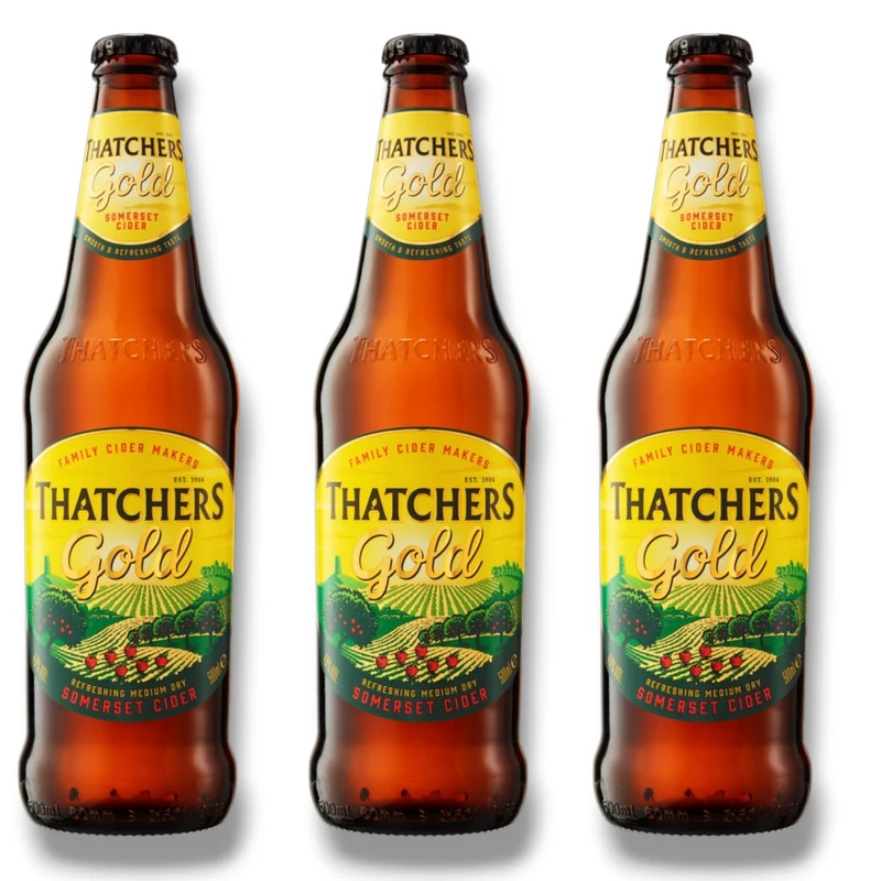 Thatchers Gold 0,5 l – Somerset Cider, 4,8 % Vol.