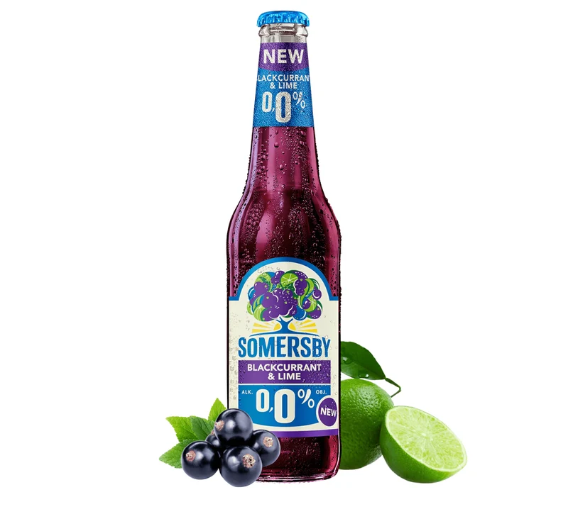 Somersby Blackcurrant & Lime 0,0 % - alkoholfrei & fruchtig
