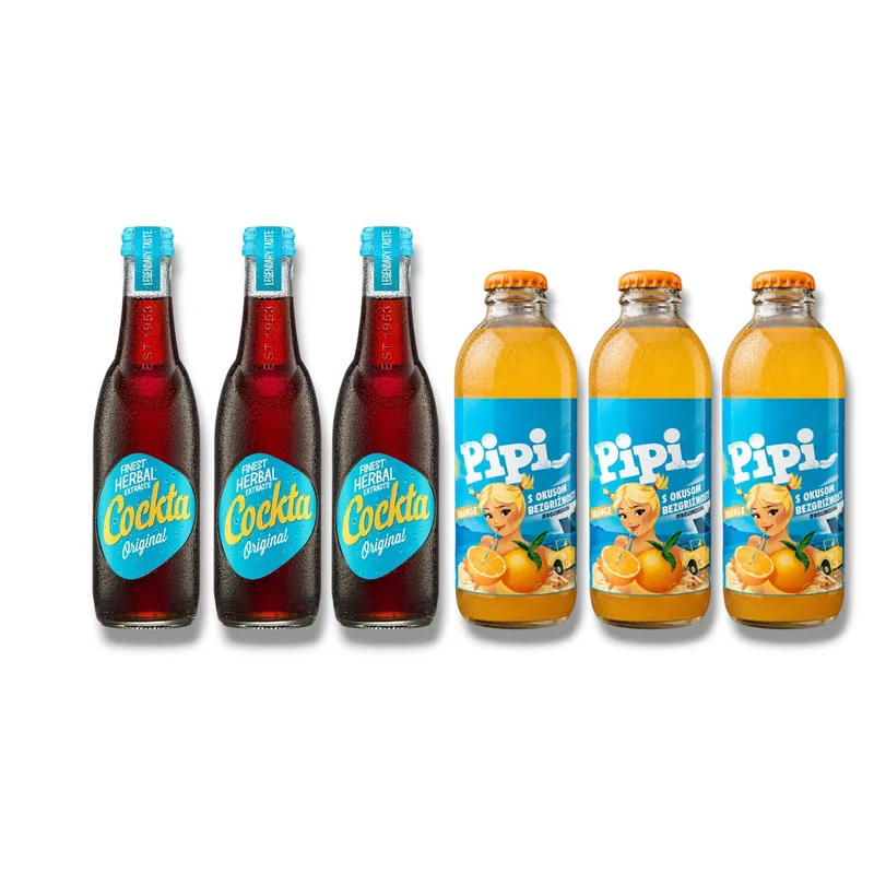 Pipi & Cockta Mix – Kroatische Kult-Limonaden im Probierpaket