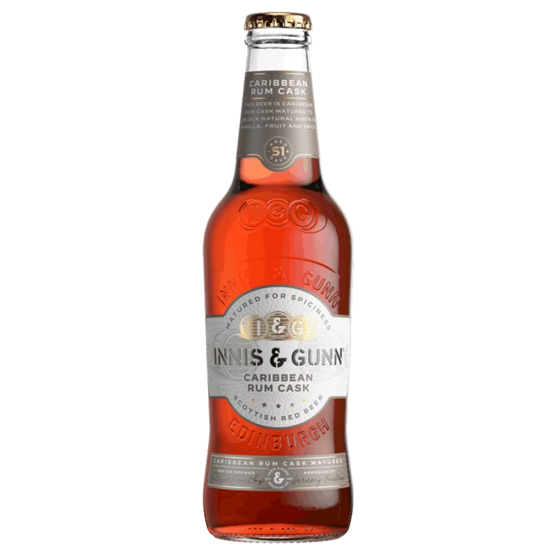 Innis & Gun Caribbean Rum Cask 0,33l - Rotbier aus Schottland mit 6,8% Vol.