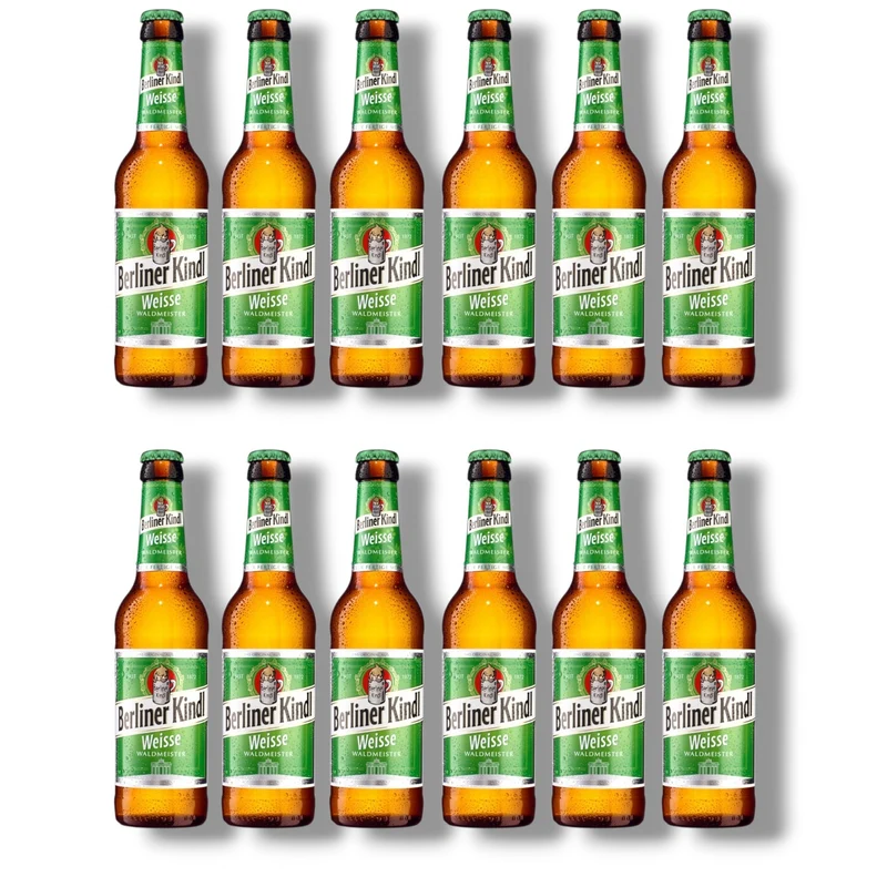 Berliner Kindl Weisse Waldmeister 0,33l- Berliner Bierspezialität 3% Vol.