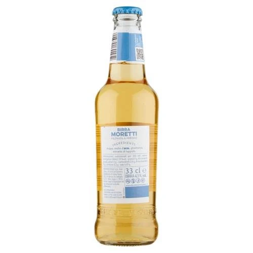 MHD 11/2026 - Birra Moretti Filtrata A Freddo 0,3l mit 4,3% Vol.