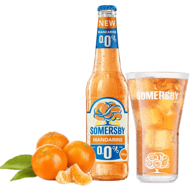 Somersby Mandarine 0,0 % – alkoholfrei & fruchtig 0,4 l