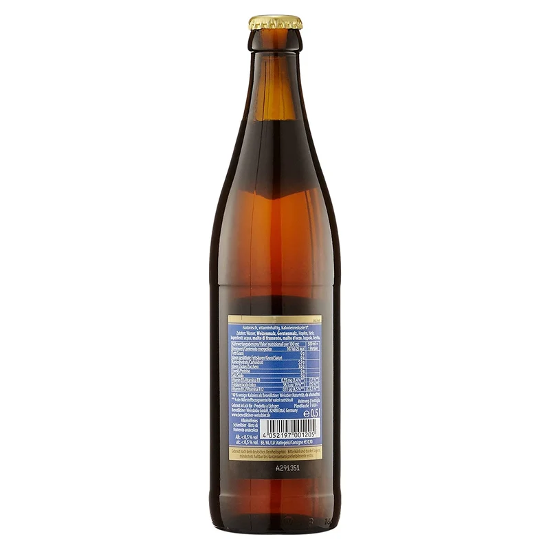 Benediktiner Weissbier Alkoholfrei Weizenbier Mehrweg (20 x 0.5 l)