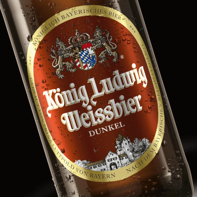 König Ludwig Weissbier Dunkel 0,5l- Der vollmundige Genuss aus Bayern