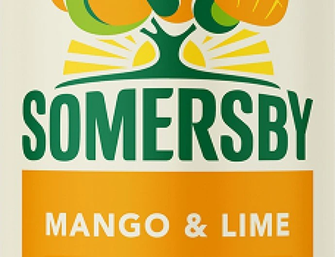 Somersby Mango & Lime Biermischgetränk 0,5 l – Fruchtig-exotisches Bier mit Mango & Limette