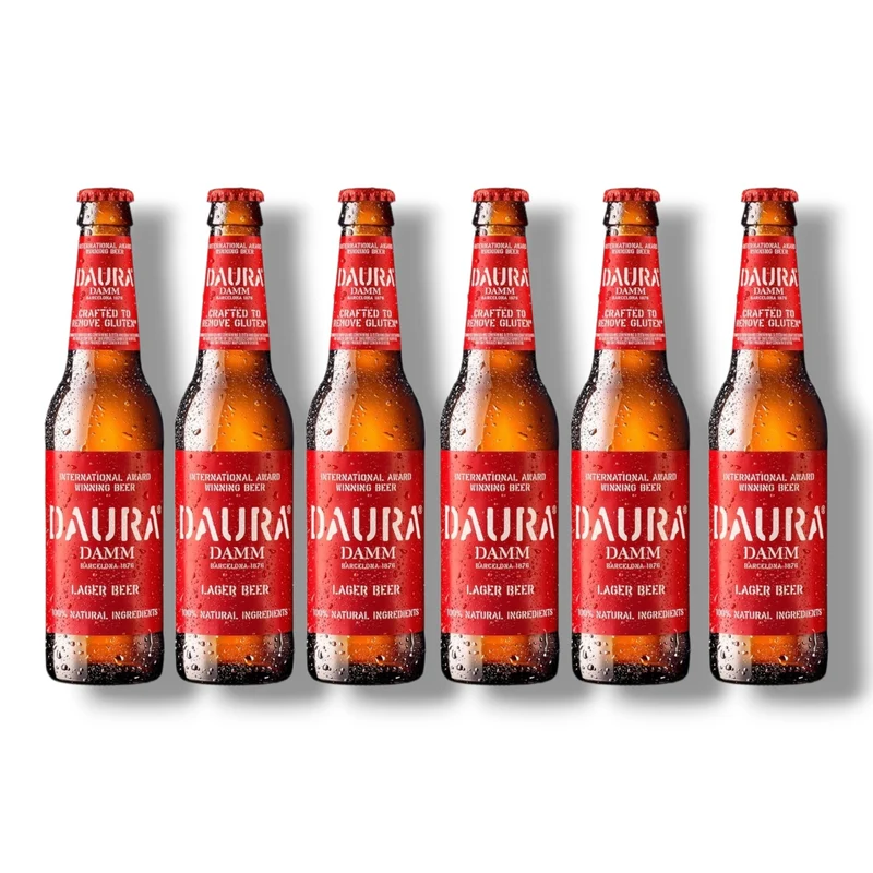 Daura Damm 0,33l– Glutenfreies Bier aus Spanien 5,4% Vol.