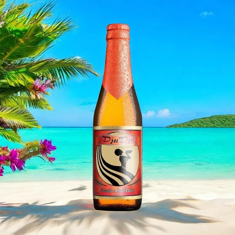 DjuDju Probierset - Fruchtbier aus Afrika je 0,33l- 4 Sorten je eine Flasche