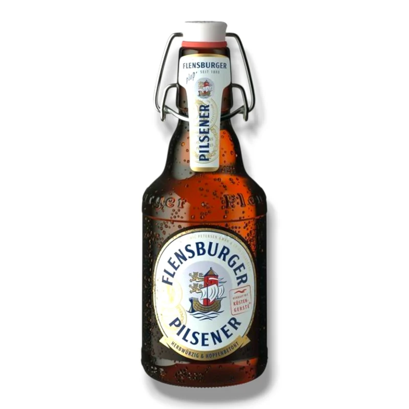 Flensburger Pilsener 330 ml Bügelflasche – Herbwürziges Pils 4,8 % Vol.