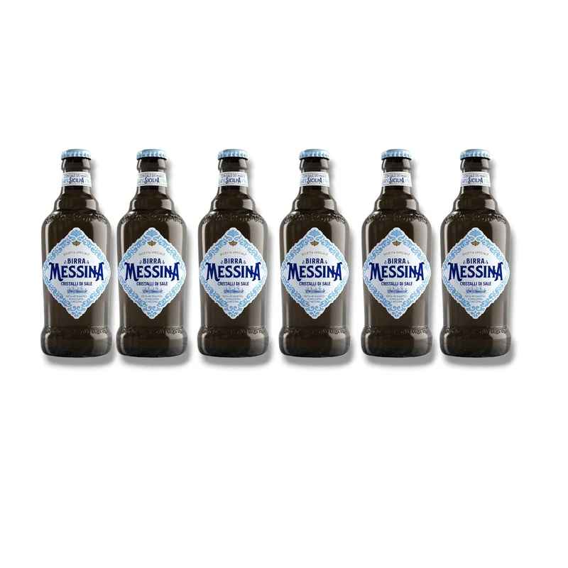 Birra Messina Cristalli di Sale 0,33l – Italienisches Lagerbier mit Meersalz
