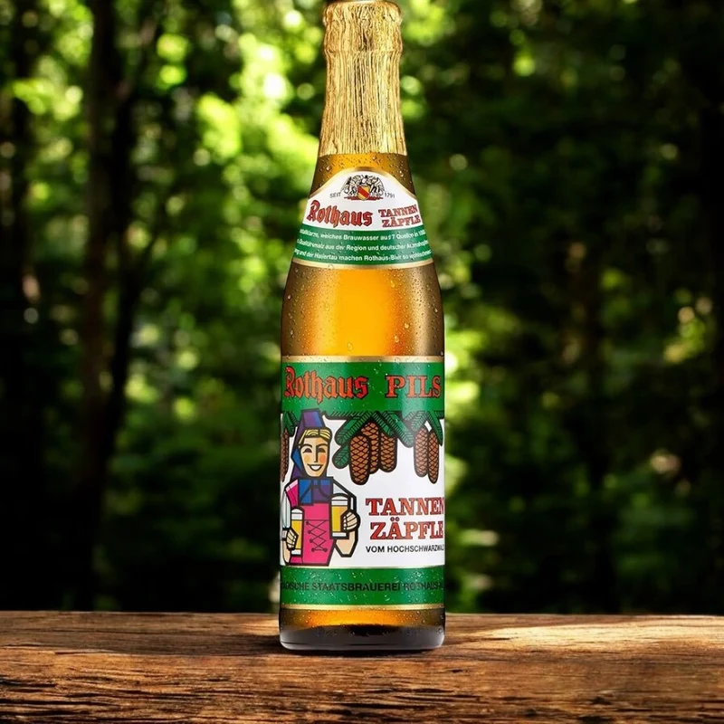 Rothaus Tannenzäpfle 330 ml – Pils aus dem Hochschwarzwald 5,1 % Vol.