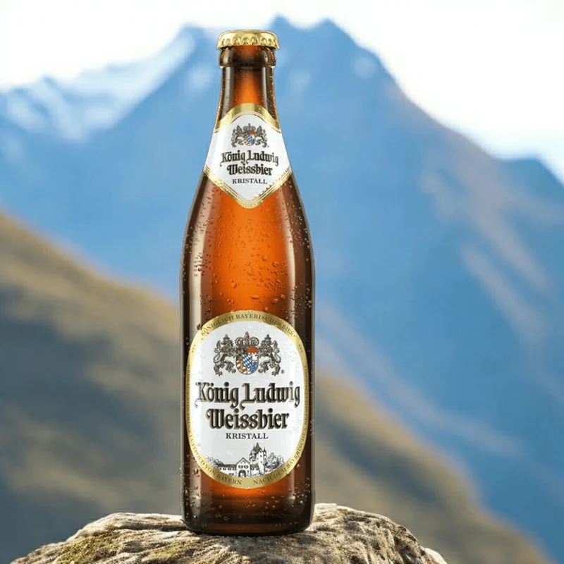 König Ludwig Kristall 0,5l- Das klare Meisterwerk aus Bayern