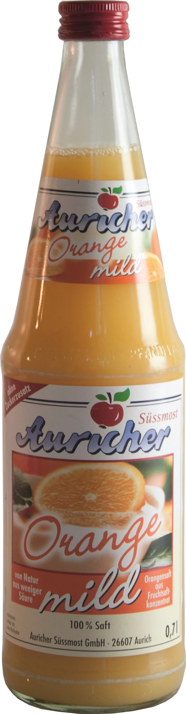 Auricher Orangensaft 100% Mild - 6 x 0,70 l