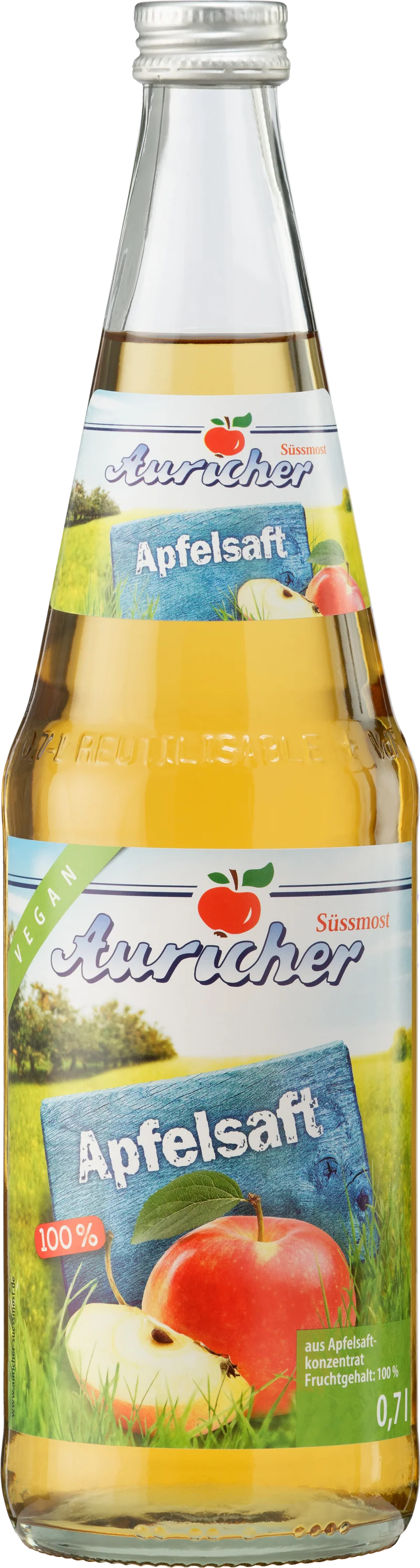 Auricher Apfelsaft 100% - 6 x 0,70 l