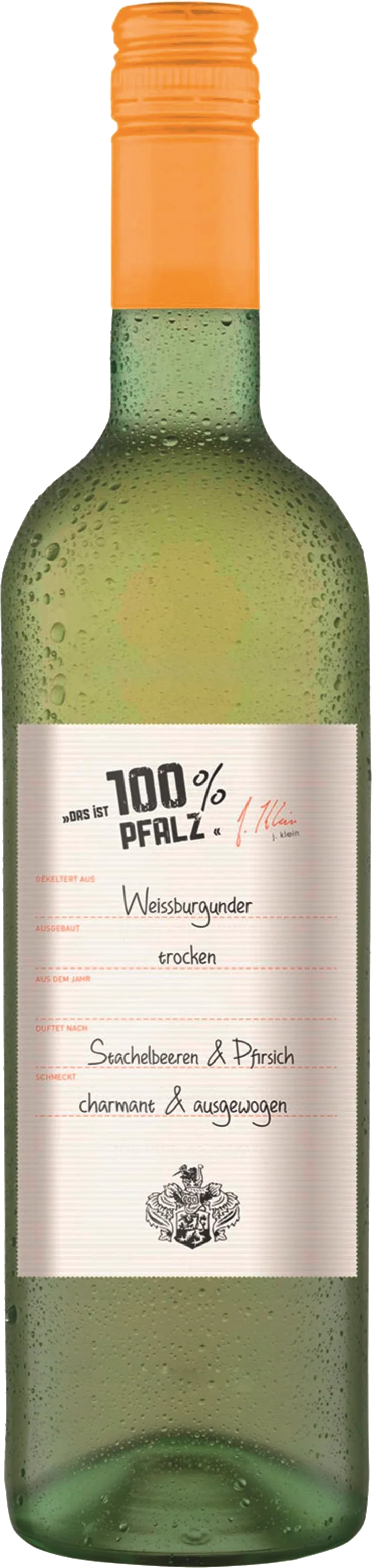 Das ist 100% Pfalz Weißburgunder - 0,75 l