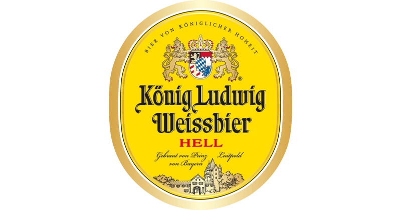 König Ludwig Weissbier Naturtrüb 0,5l-Der bayerische Klassiker in seiner besten Form