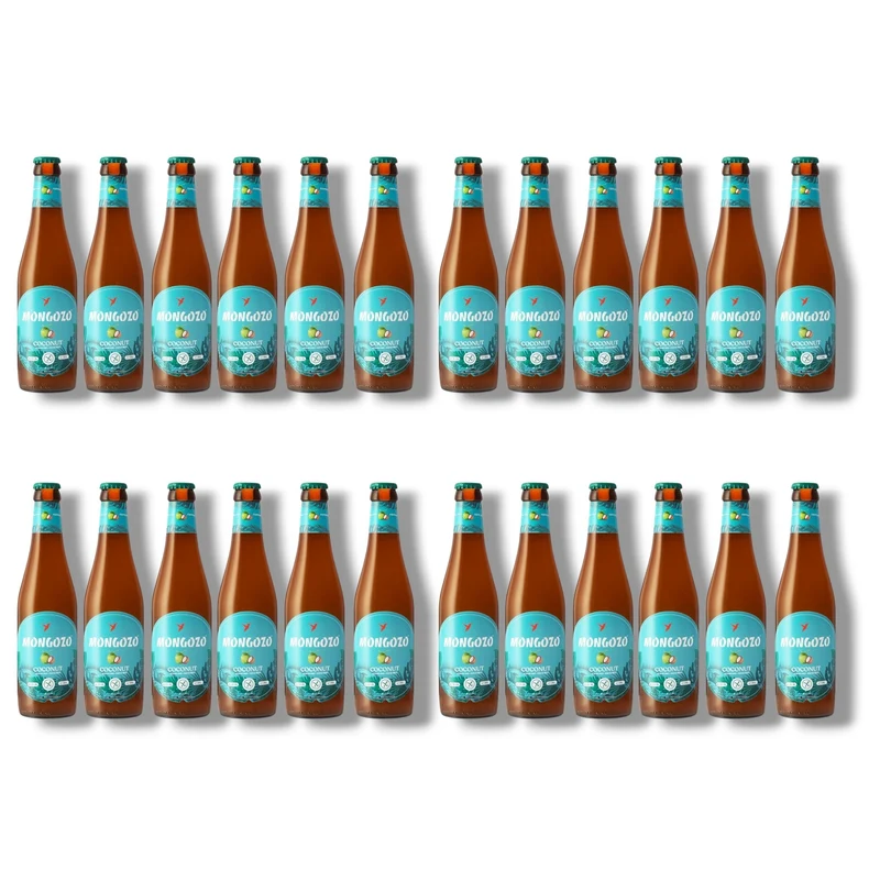 Mongozo Coconut 0,33l - Glutenfreies Fairtrade-Bier 3,6% Vol.