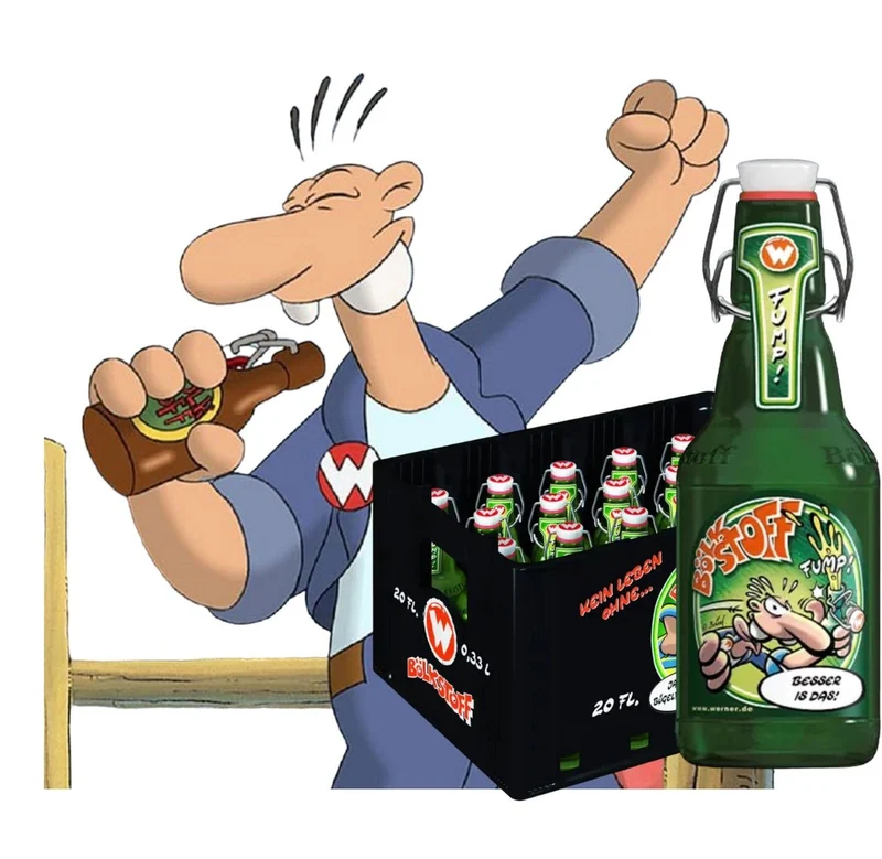 Bölkstoff 330 ml Bügelflasche – Werner Kultbier 4,8 % Vol.