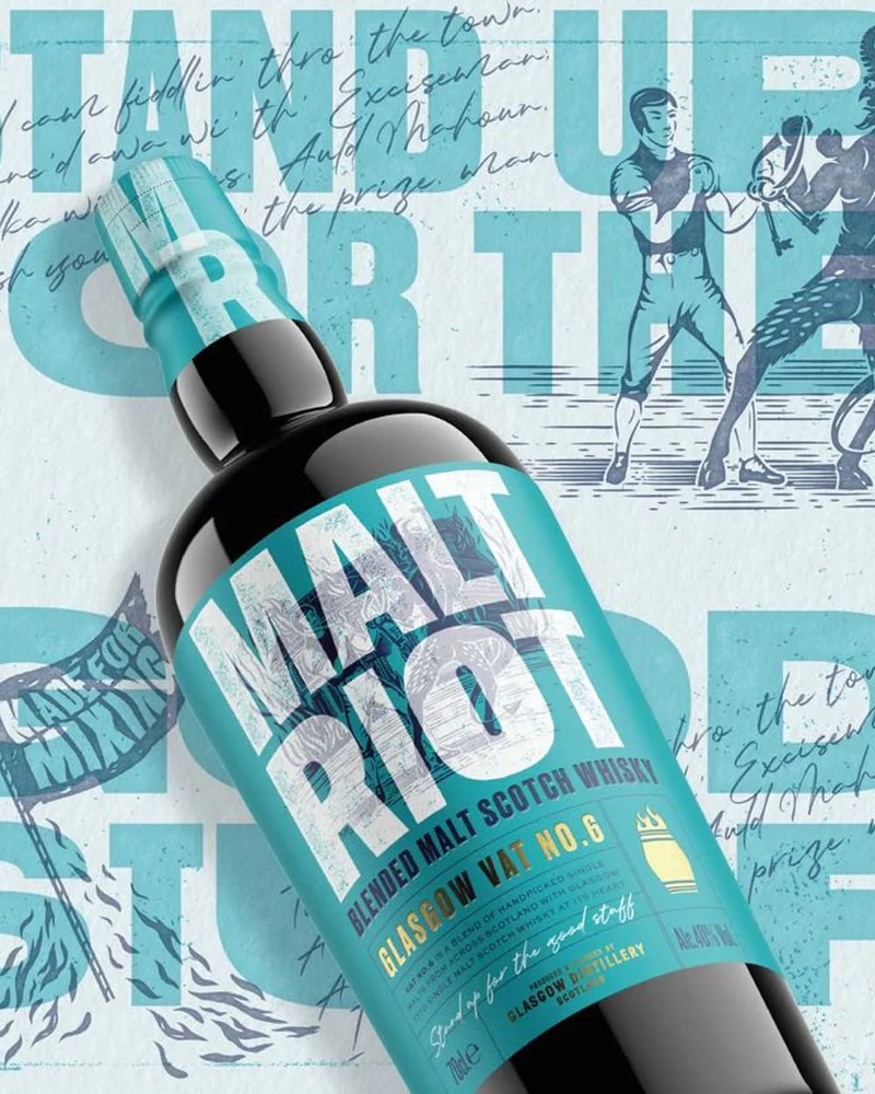 Malt Riot Glasgow VAT NO. 6 Blended Malt Whisky