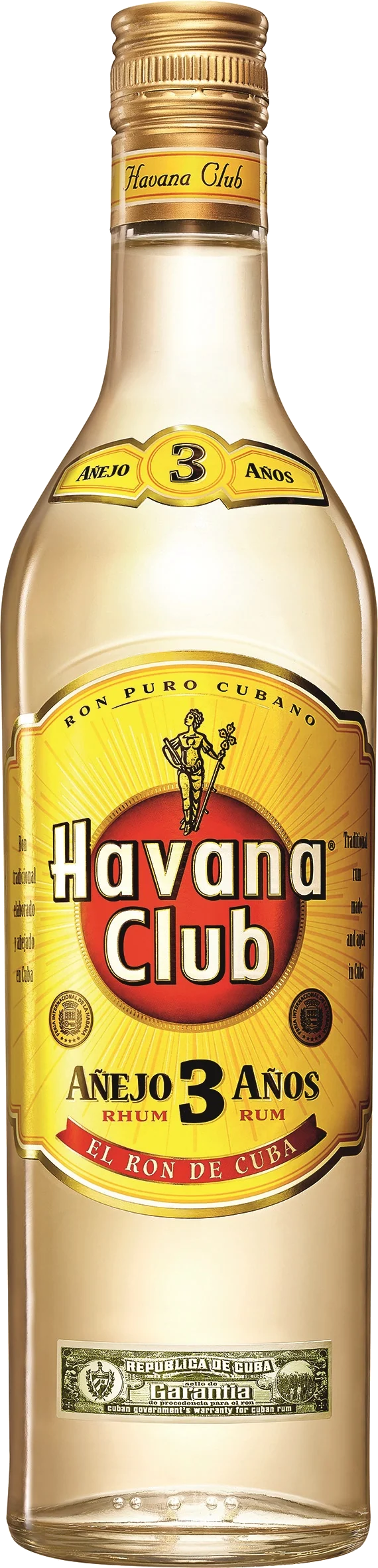 Havana Club Gelb 3 Jahre 37,5 % - 0,70 l