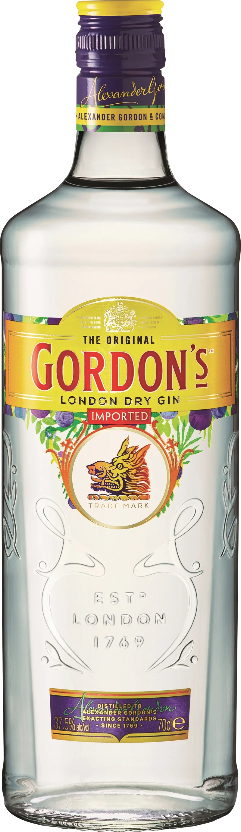 Gordon's Dry Gin 37,5% - 0,70 l