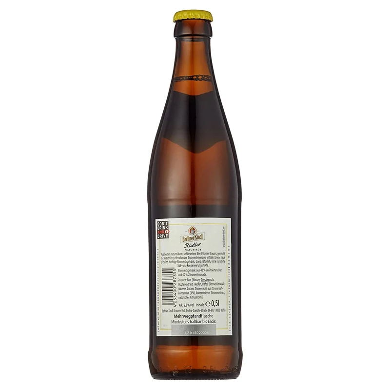Berliner Kindl Radler Naturtrüb
