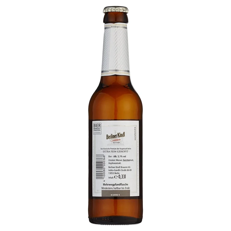 Berliner Kindl Jubiläums Pils 0,33l mit 4,8% Vol.