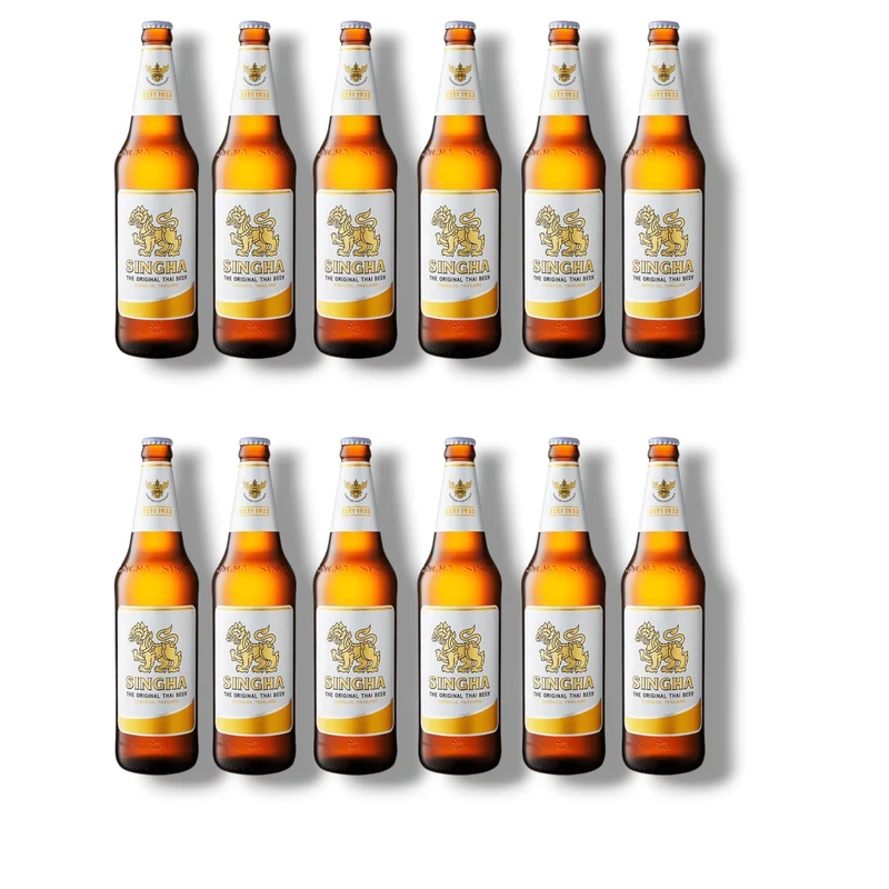Singha Bier 0,33l –Thailändisches Premium Lager 5,0 % Vol.
